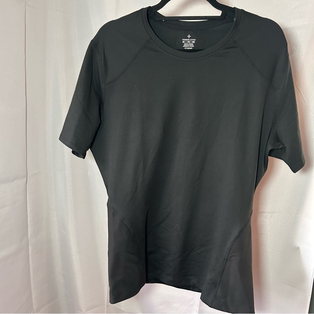 Tommie Copper Shirt Mens 2XL Black Shoulder Support Compression Posture